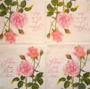 543 Roses - 3-ply -  ( blue) - Ambiente
